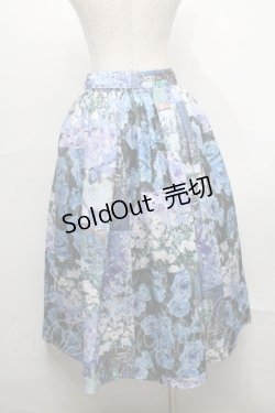 画像2: axes femme / パンテュールスカート  ブルー S-25-08-01-056-AX-SK-HR-ZS