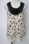 axes femme / トップス  オフｘ黒 S-25-08-01-014-AX-TO-AS-ZS