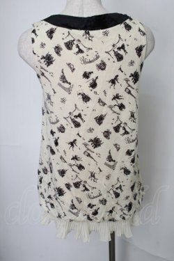 画像2: axes femme / トップス  オフｘ黒 S-25-08-01-014-AX-TO-AS-ZS