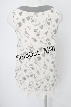 画像2: axes femme / トップス  オフｘ黒 S-25-08-01-014-AX-TO-AS-ZS