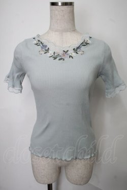 画像1: axes femme / トップス  サックス S-25-08-01-018-AX-TO-AS-ZS