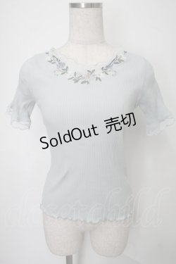 画像1: axes femme / トップス  サックス S-25-08-01-018-AX-TO-AS-ZS