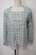 axes femme POETIQUE /チェックブラウス   S-25-08-01-019-AX-BL-AS-ZS