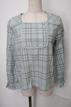画像1: axes femme POETIQUE /チェックブラウス   S-25-08-01-019-AX-BL-AS-ZS