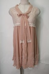 axes femme / プリーツチュニック  ベージュ S-25-08-01-025-AX-TO-AS-ZS