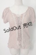 axes femme / トップス  ピンク S-25-08-01-026-AX-TO-AS-ZS