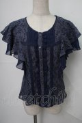 axes femme / トップス  紺 S-25-08-01-031-AX-TO-AS-ZS