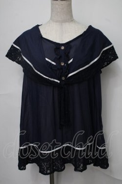 画像1: axes femme / トップス  青 S-25-08-01-032-AX-TO-AS-ZS