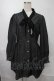 画像1: NieR Clothing / ボウタイ付きデニムワンピース  グレー S-25-08-02-051-PU-OP-HR-ZS (1)