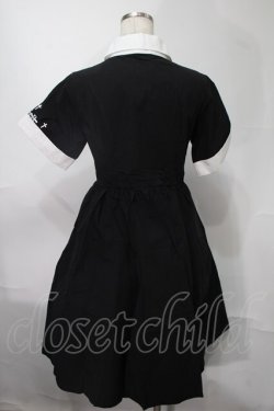 画像2: NieR Clothing / バイカラーワンピース  黒ｘ白 S-25-08-02-052-PU-OP-HR-ZS