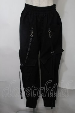 画像1: NieR Clothing / カーゴパンツ  黒 S-25-08-02-056-PU-PA-HR-ZS