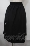 NieR Clothing / イレヘムレイヤードスカート  黒 S-25-08-02-059-PU-SK-HR-ZS