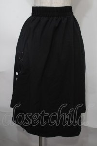 NieR Clothing / イレヘムレイヤードスカート  黒 S-25-08-02-059-PU-SK-HR-ZY