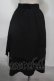 画像2: NieR Clothing / イレヘムレイヤードスカート  黒 S-25-08-02-059-PU-SK-HR-ZS (2)