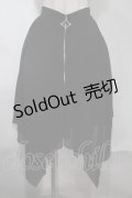 NieR Clothing / レイヤードスカート  黒 S-25-08-02-060-PU-SK-HR-ZS