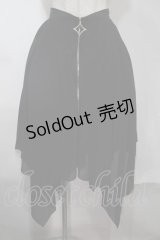 NieR Clothing / レイヤードスカート  黒 S-25-08-02-060-PU-SK-HR-ZS