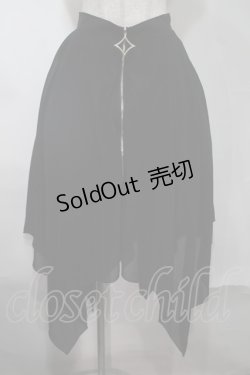 画像1: NieR Clothing / レイヤードスカート  黒 S-25-08-02-060-PU-SK-HR-ZS