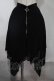 画像1: NieR Clothing / レイヤードスカート  黒 S-25-08-02-060-PU-SK-HR-ZS (1)