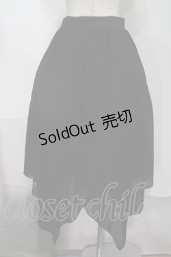 画像2: NieR Clothing / レイヤードスカート  黒 S-25-08-02-060-PU-SK-HR-ZS