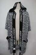 NieR Clothing / レオパードプリント羽織  黒ｘ白 S-25-08-02-008-PU-BL-HR-ZS