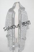 NieR Clothing / レオパードプリント羽織  黒ｘ白 S-25-08-02-008-PU-BL-HR-ZY