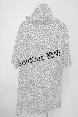 画像2: NieR Clothing / レオパードプリント羽織  黒ｘ白 S-25-08-02-008-PU-BL-HR-ZY