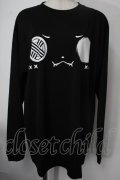 NieR Clothing / プリントTシャツ  黒 S-25-08-02-011-PU-TS-HR-ZS