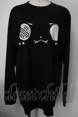 NieR Clothing / プリントTシャツ  黒 S-25-08-02-011-PU-TS-HR-ZS