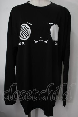 画像1: NieR Clothing / プリントTシャツ  黒 S-25-08-02-011-PU-TS-HR-ZS