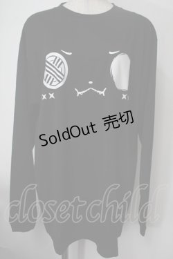 画像1: NieR Clothing / プリントTシャツ  黒 S-25-08-02-011-PU-TS-HR-ZY