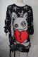 画像1: NieR Clothing / プリントTシャツ  黒 S-25-08-02-012-PU-TS-HR-ZS (1)