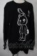 画像1: NieR Clothing / NieRちゃんプリントトレーナー  黒 S-25-08-02-013-PU-TO-HR-ZS (1)