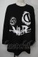 画像1: NieR Clothing / プリントロングTシャツ  黒 S-25-08-02-014-PU-BL-HR-ZS (1)