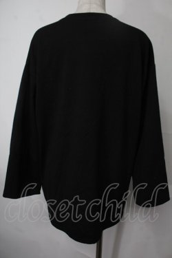 画像2: NieR Clothing / プリントロングTシャツ  黒 S-25-08-02-014-PU-BL-HR-ZS