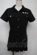 画像1: NieR Clothing / 裾プリーツシャツ  黒 S-25-08-02-019-PU-TO-HR-ZS (1)
