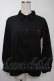 画像1: NieR Clothing / 胸元刺 シャツ  黒ｘ赤 S-25-08-02-025-PU-PA-HR-ZS (1)