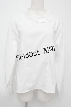 画像1: F&A / サイドカラーシャツ  白 S-25-08-02-003-LO-BL-HR-ZT483