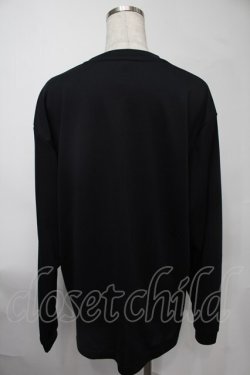 画像2: NieR Clothing / プリントロングシャツ  黒 S-25-08-02-026-PU-BL-HR-ZS