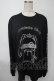 画像1: NieR Clothing / プリントロングシャツ  黒 S-25-08-02-027-PU-BL-HR-ZS (1)