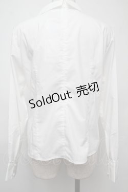 画像2: F&A / サイドカラーシャツ  白 S-25-08-02-003-LO-BL-HR-ZT483