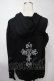 画像2: NieR Clothing / バッククロスプリントプルオーバー  黒 S-25-08-02-032-PU-TO-HR-ZS (2)
