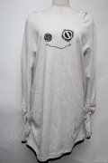 NieR Clothing / NieRちゃんカットソー  白 S-25-08-02-004-PU-TO-HR-ZY