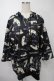 画像1: NieR Clothing / 転写パーカー  黒 S-25-08-02-040-PU-TO-HR-ZS (1)
