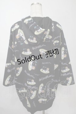画像2: NieR Clothing / 転写パーカー  黒 S-25-08-02-040-PU-TO-HR-ZS