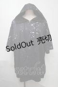NieR Clothing / 転写パーカー  黒 S-25-08-02-041-PU-TO-HR-ZY
