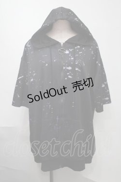 画像1: NieR Clothing / 転写パーカー  黒 S-25-08-02-041-PU-TO-HR-ZY