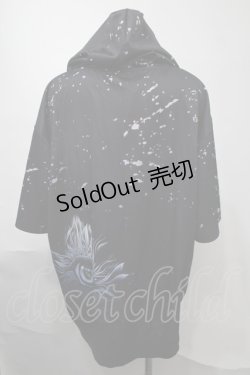 画像2: NieR Clothing / 転写パーカー  黒 S-25-08-02-041-PU-TO-HR-ZY