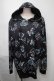 画像1: NieR Clothing / 転写パーカー  黒ｘブルー S-25-08-02-042-PU-TO-HR-ZS (1)