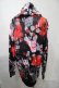 画像2: NieR Clothing / 和柄転写パーカー  黒ｘ赤 S-25-08-02-043-PU-TO-HR-ZS (2)
