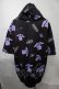 画像2: NieR Clothing / 転写パーカー  黒ｘ紫 S-25-08-02-044-PU-TO-HR-ZS (2)